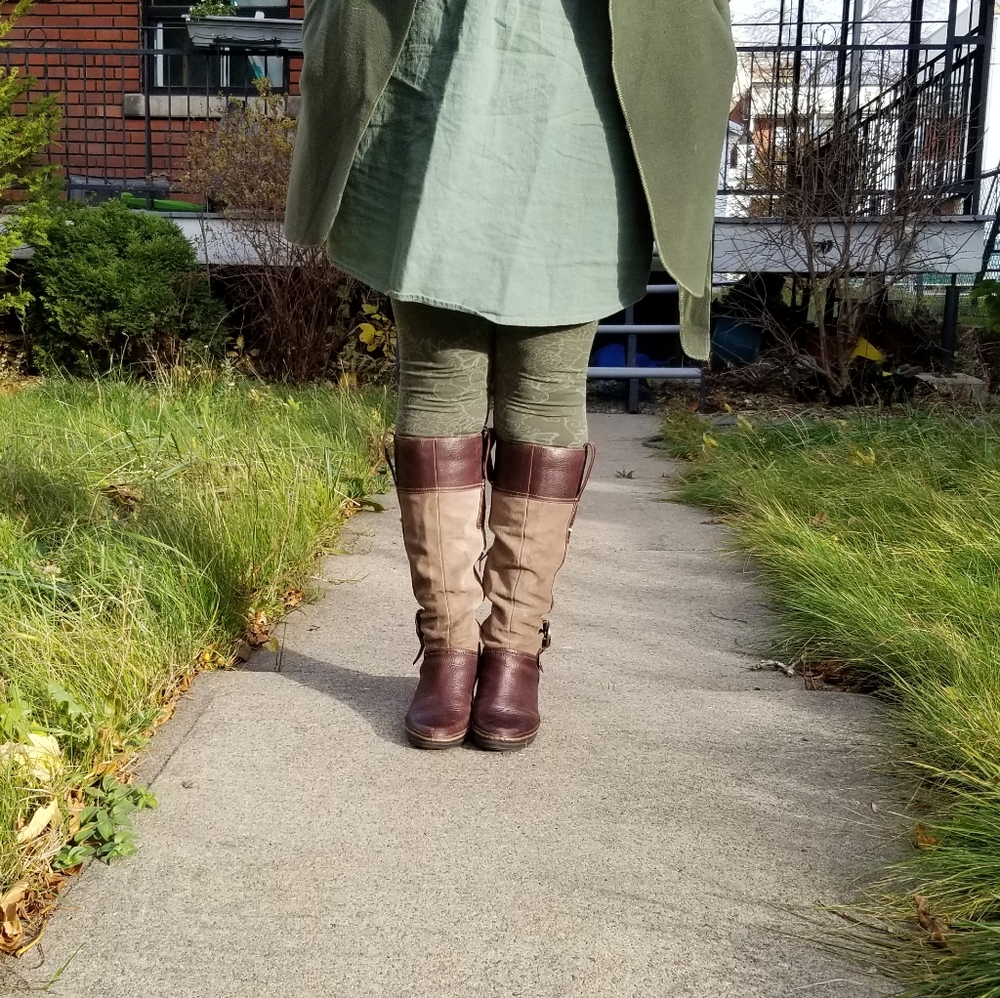 Knee high boots